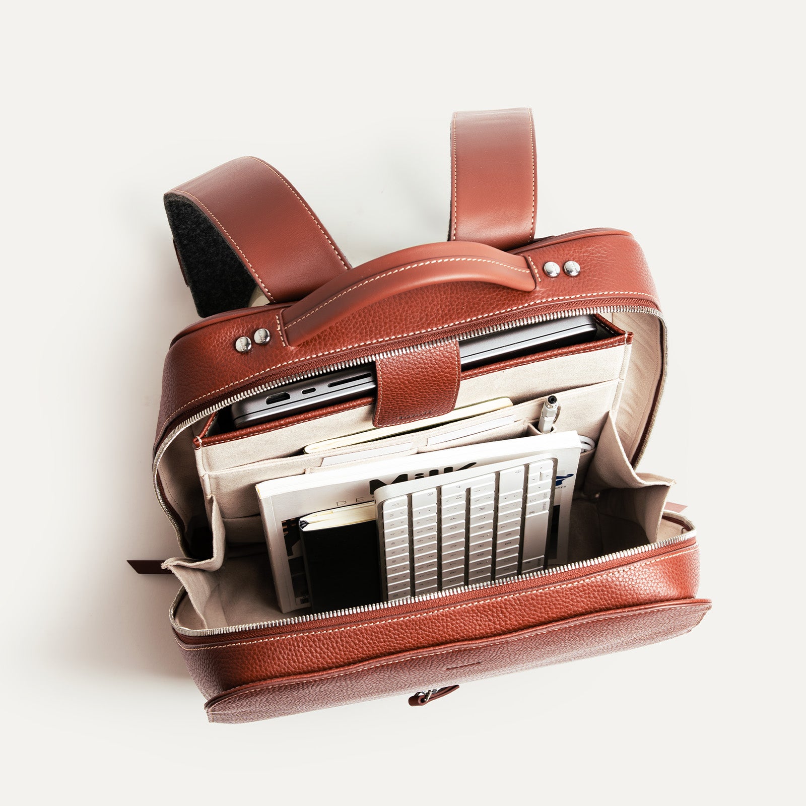 sac à dos pour ordinateur avec des compartiments fonctionnels pensés pour le travail.