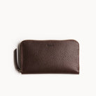 compagnon femme cuir grainé marron
