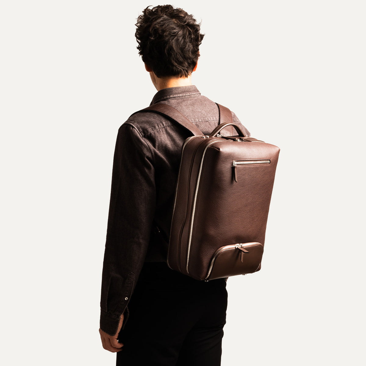 Sac à dos luxe en cuir pour week-end