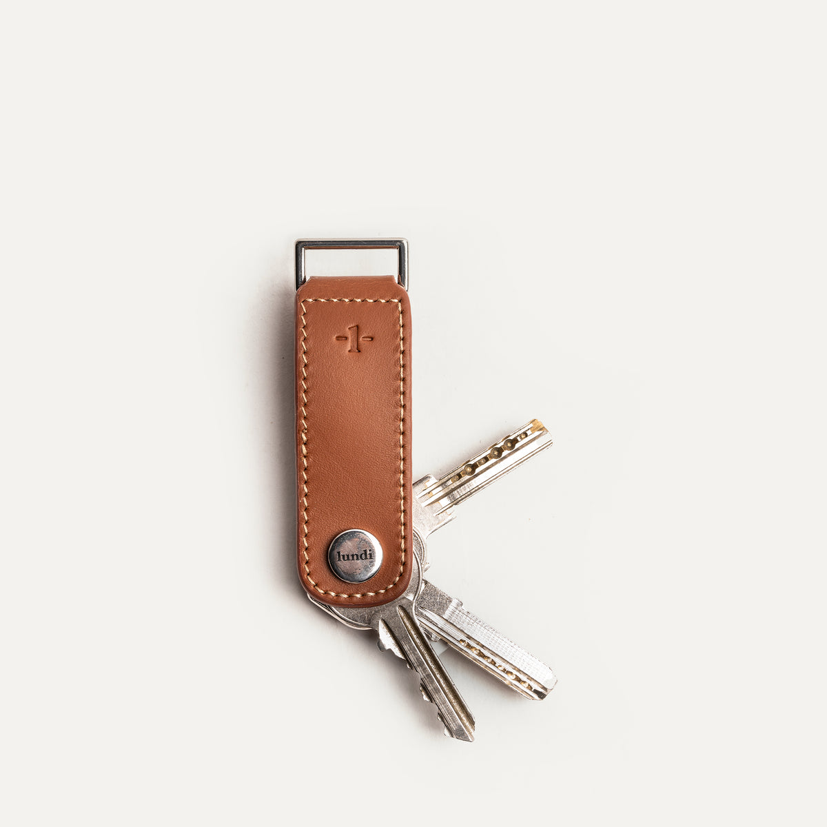 key case​ leather cognac