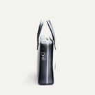 Cartable cuir homme compact et fonctionnel avec deux poches plates pour smartphone et batterie. 