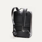 sac à dos homme travail avec dos renforcé et passant trolley, élégance et praticité.