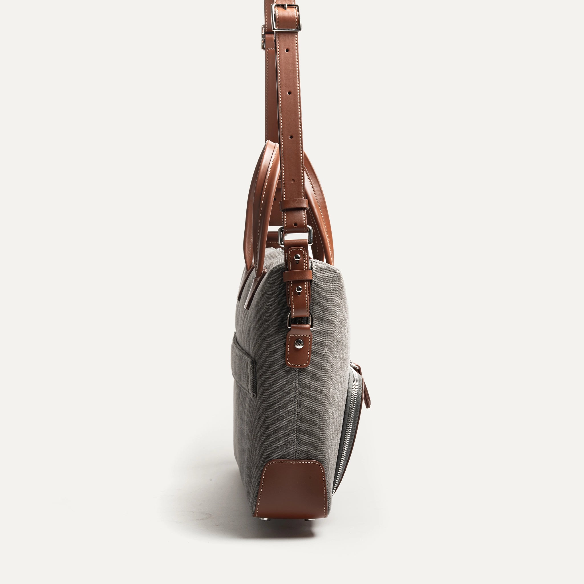 Sangle en cuir lisse pour sac ordinateur